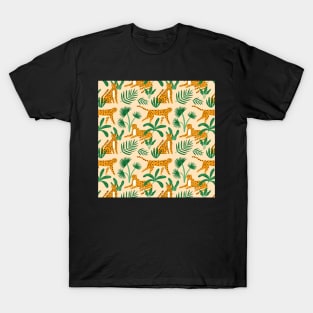 Tiger Tropical Pattern T-Shirt